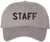 Staff Embroidered Baseball Cap | Large Text Workforce Employee Team Group Structured Hat