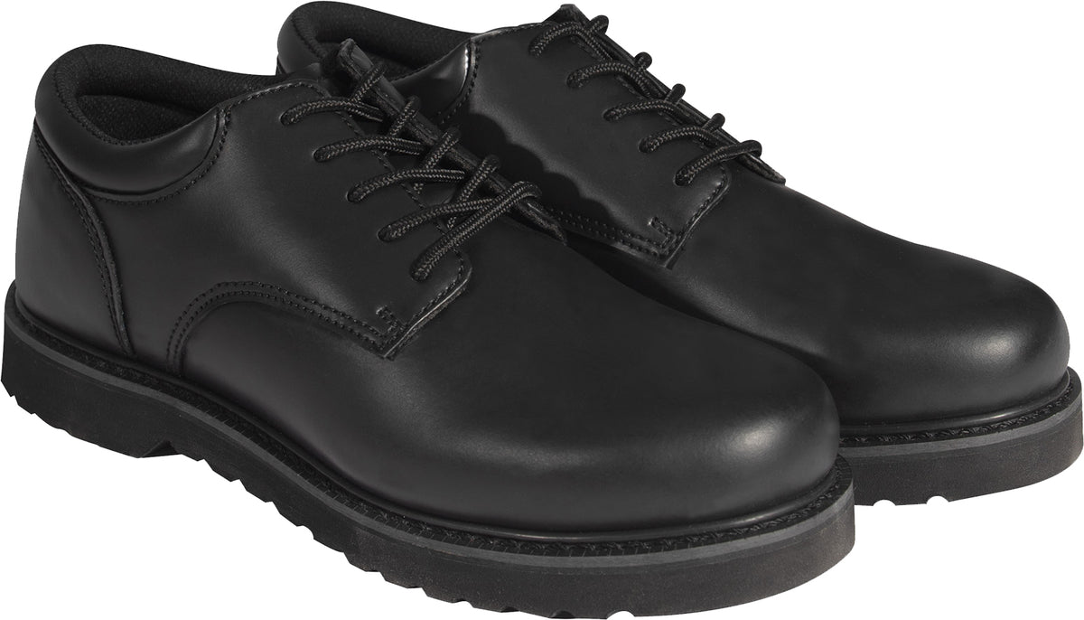 Black Military Uniform Oxford With Work Soles