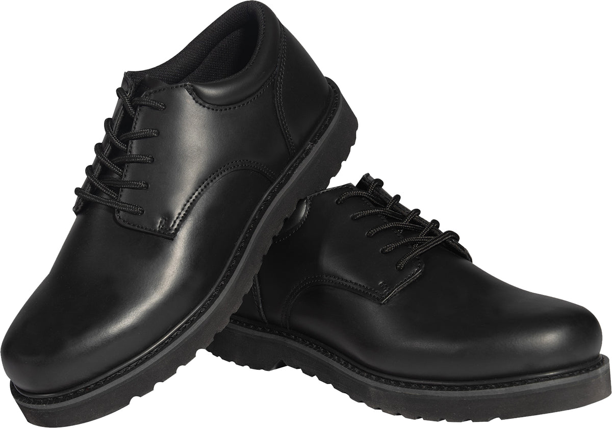 Black Military Uniform Oxford With Work Soles