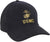 Black - USMC Adjustable Cap with Globe and Anchor Emblem
