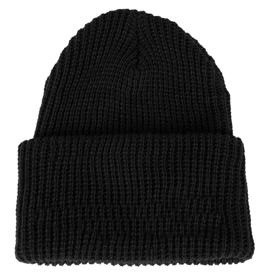 Black - Military Watch Cap - Acrylic USA Made
