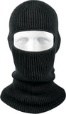 Black - One-Hole Cool Weather Face Mask - Acrylic