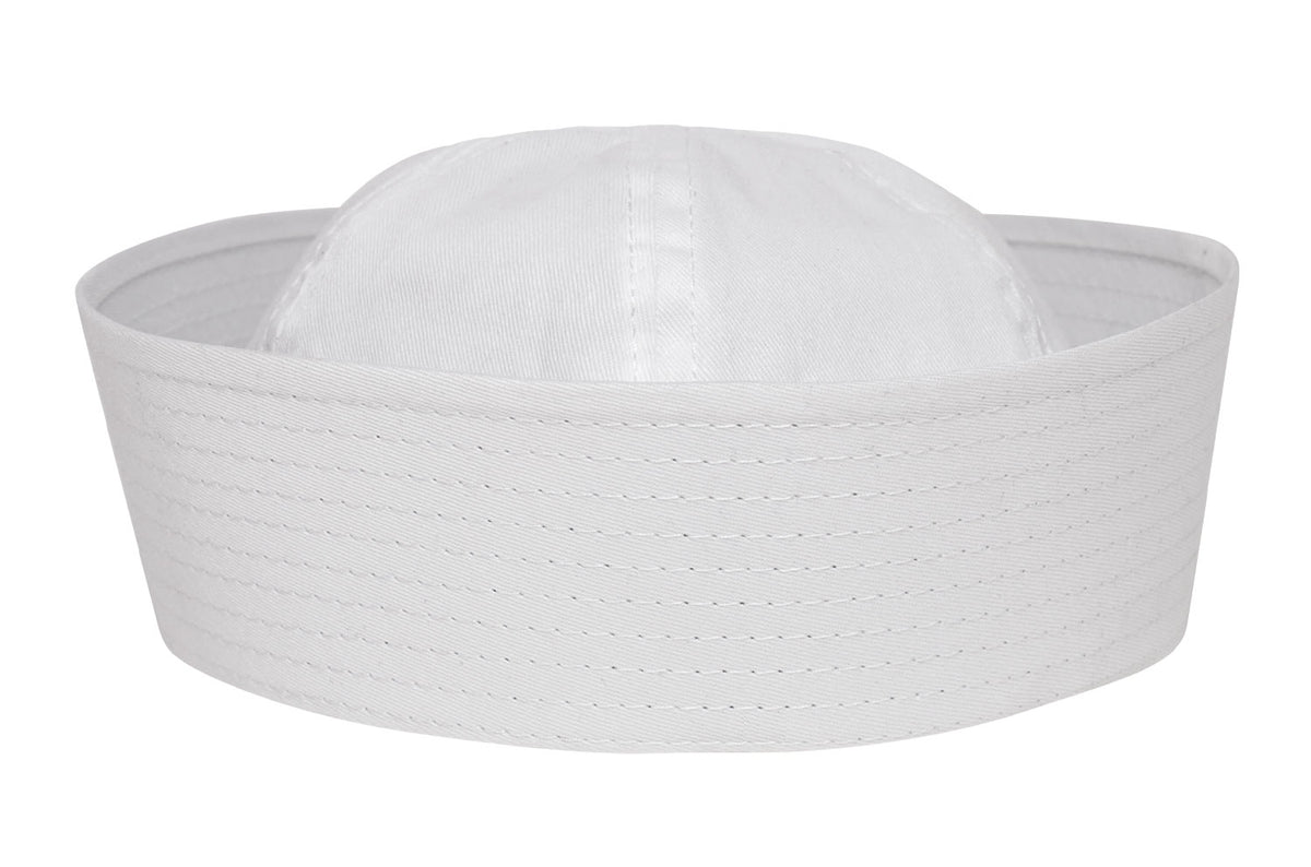 White - US Navy Type Sailor Hat - 24 Pack