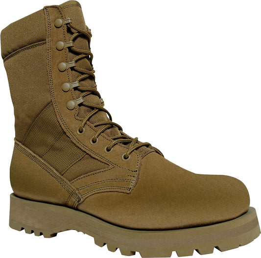 Coyote Brown G.I. Type Sierra Sole Tactical Boots - 8 Inch
