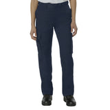 Women’s Navy Blue 9-Pocket EMT Pants – Polyester Cotton Twill Cargo Work Trousers