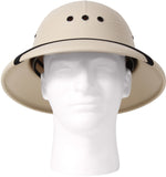 Khaki - GI Type Vietnam Style Pith Helmet - USA Made