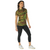 Woodland Camouflage - Womens Military Long T-Shirt