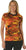 Savage Orange Camo - Short Sleeve Long Length T-Shirt - Poly/Cotton - Women's
