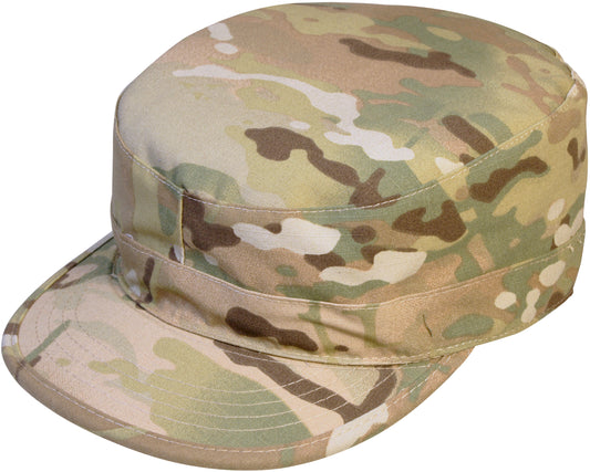 MultiCam Camo Ranger Fatigue Cap OCP Ripstop Map Pocket Military Hat USA Made
