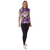 Ultra Violet Camo - Womens Long Length Camo T-Shirt