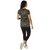 Black Camo - Womens Long Length Camo T-Shirt