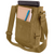 Coyote Brown - Tactical Tablet Tech Shoulder Bag - Vintage Cotton Canvas