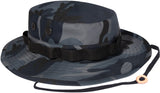 Midnight Blue Camo - Tactical Military Boonie Hat - Polyester Cotton