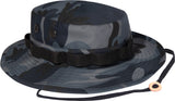 Midnight Blue Camo - Tactical Military Boonie Hat - Polyester Cotton