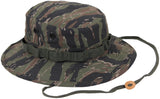 Tiger Stripe Camouflage - Tactical Military Boonie Hat - Polyester Cotton