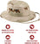Tri-Color Desert Camouflage - Tactical Military Boonie Bucket Hat - Polyester Cotton
