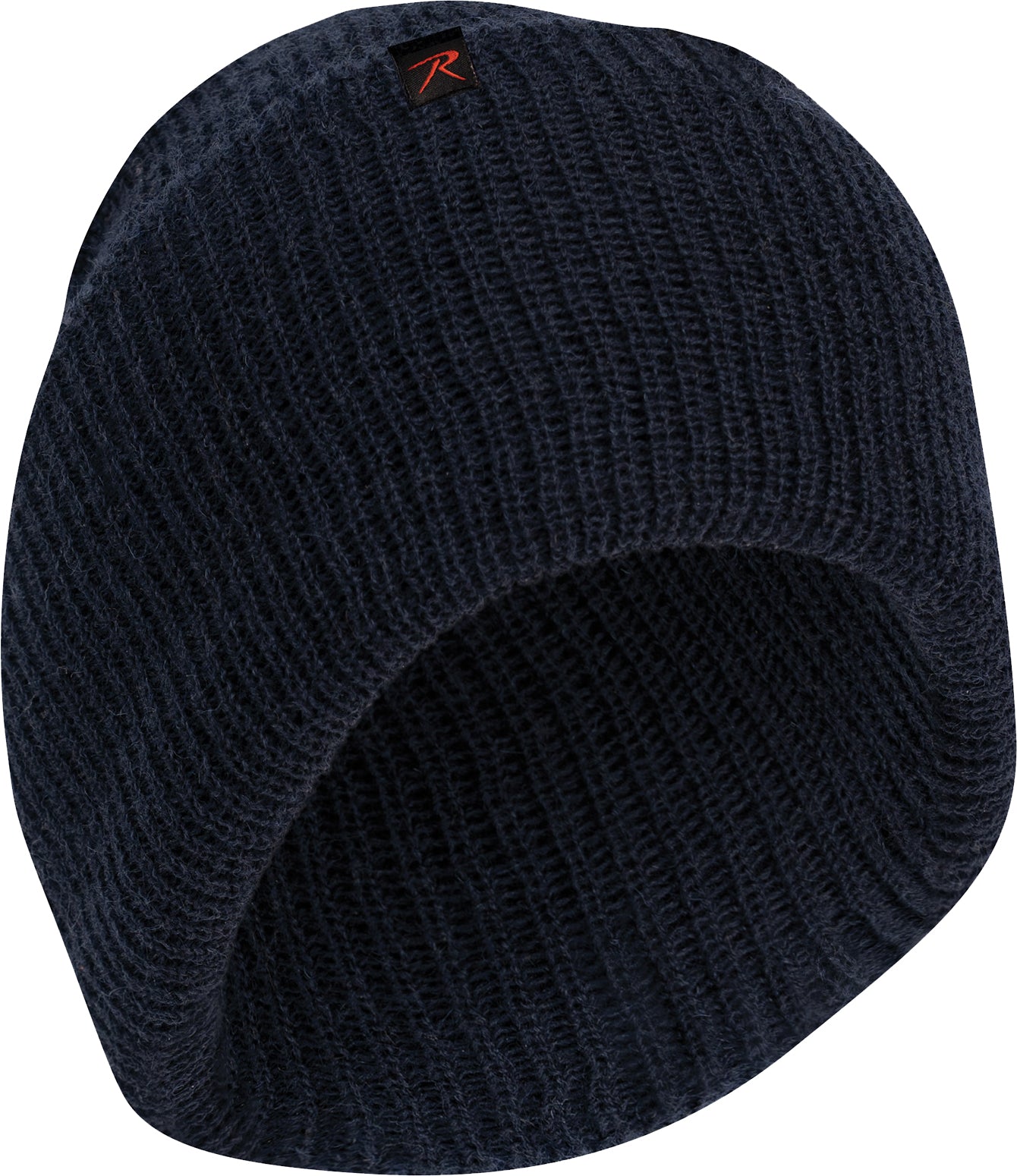 Navy Blue 100% Wool Watch Cap