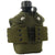 Olive Drab - Military GI Style 1 Quart Plastic Canteen with Pistol Belt Kit