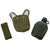 Olive Drab - Military GI Style 1 Quart Plastic Canteen with Pistol Belt Kit