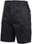 Black - Tactical Cargo BDU Shorts - Polyester Cotton Twill - Zipper Fly