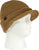 Coyote Brown - 100% Wool Double Layered Visor Jeep Watch Cap Warm Beanie with Brim & Rothco Tag