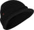 Black Wool Watch Cap with Brim