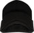 Black Wool Watch Cap with Brim