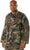 Woodland Camouflage - Military BDU Shirt - 100% Cotton Lightweight Rip-Stop