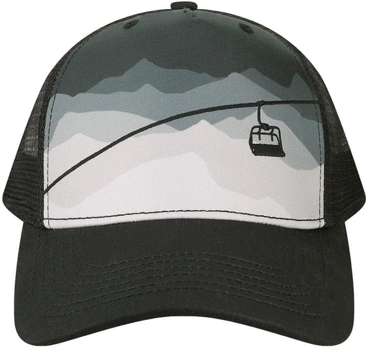 Scenic Nature Landscape Printed Trucker Hat Outdoor Adventure Hiking Camping Fishing Baseball Cap