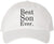 Best Son Ever Embroidered Hat | Adjustable Baseball Cap Gift for Son | Casual Washed Cotton Everyday Headwear