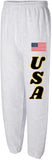 USA Flag Joggers Patriotic Sweatpants Comfy Lounge Pants Athletic Workout Track Pants for Men and Women