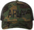 ARMY Embroidered Trucker Hat | US Army Military Text Structured Mesh Back Baseball Cap