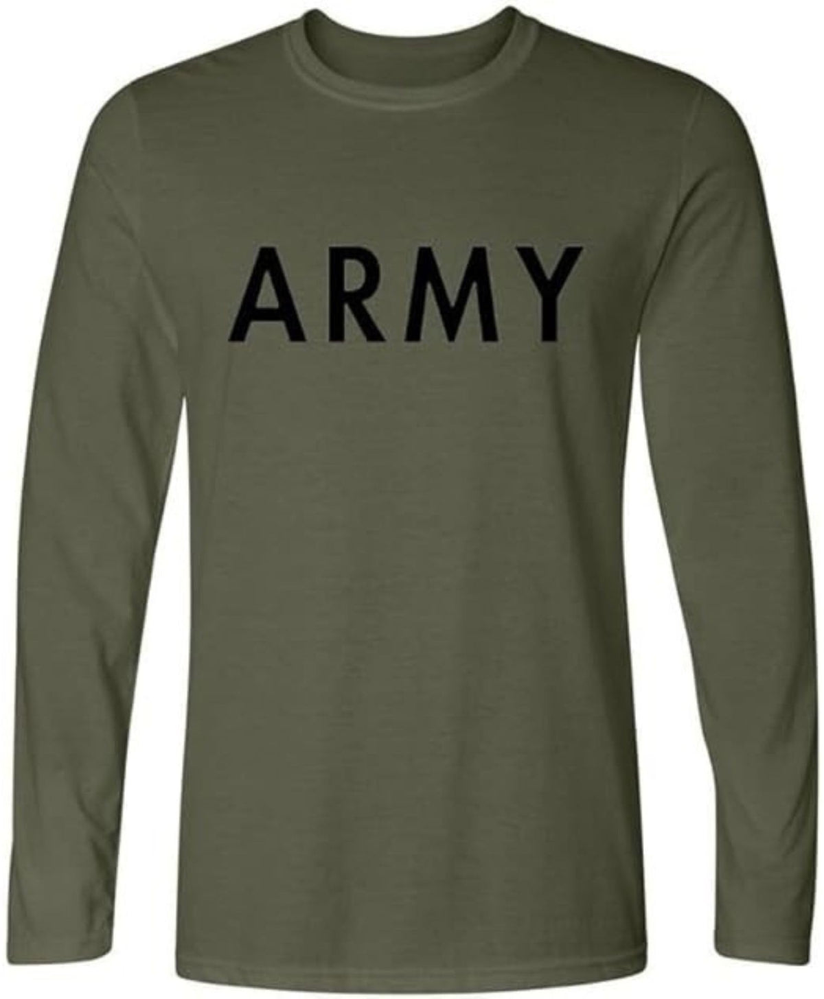 Army PT Style Long Sleeve T-Shirt | US Army Military Physical Training Exercise Workout Gear Long Shirt