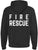 Fire Dept. Fire Rescue Full Zip Hoodie Firefighter Warm Double Side Print Hooded Zipper Sweatshirt for Men & Women