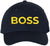 Boss Text Embroidered Baseball Cap | Adjustable Structured Hat | Owner Leader Manager Gift