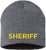 Sheriff Embroidered Skull Cap | 100% Acrylic Knit Police Winter Warm Beanie Hat