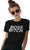 Boss Bitch Female Graphic Printed T-Shirt – Funny Empowering Girl Boss Gift Tee Shirt, Black