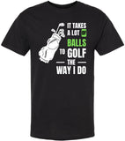 Funny Golf Printed T-Shirt | 100% Cotton Tee for Men & Women | Perfect Gift for Golf Lovers