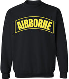 Airborne Military Crewneck Sweatshirt | U.S. Army Paratrooper Team Polycotton Crewneck Pullover