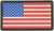 USA American Flag Patch Military Uniform Hook Loop US Flag Accessory Patch (Many colors to choose from!)