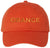 Color Text Embroidered Dad Hat Adjustable Matching Color Rush Tone on Tone Baseball Cap