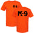 K9 Canine Bold Police Dog T-Shirt | Double Sided K-9 Law Enforcement Dogs Handler Tee Shirt