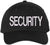 SECURITY Baseball Hat | LARGE Embroidered Structured Adjustable Uniform Guard Officer Official Bouncer Bodyguard Cap