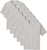 Solid Performance Military Tactical T-Shirts | 100% Polyester Moisture Wicking Crewneck Tee Shirts, 6-Pack