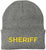 Sheriff Embroidered Beanie Hat USA Army Uniform Police 100% Acrylic Knit Winter Watch Cap