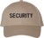 Security Baseball Hat | Embroidered Hat for Security Guard Uniform Officer Bouncer Bodyguard Cap for Men & Women