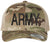 ARMY Embroidered Trucker Hat | US Army Military Text Structured Mesh Back Baseball Cap