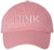 Color Text Embroidered Dad Hat Adjustable Matching Color Rush Tone on Tone Baseball Cap