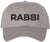 Rabbi Embroidered Baseball Cap | Text Spiritual Leader Torah Scholar Trip School Structured Adjustable Hat
