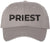 Priest Embroidered Baseball Cap | Text Father Pastor Leader Group Church Trip Structured Cap
